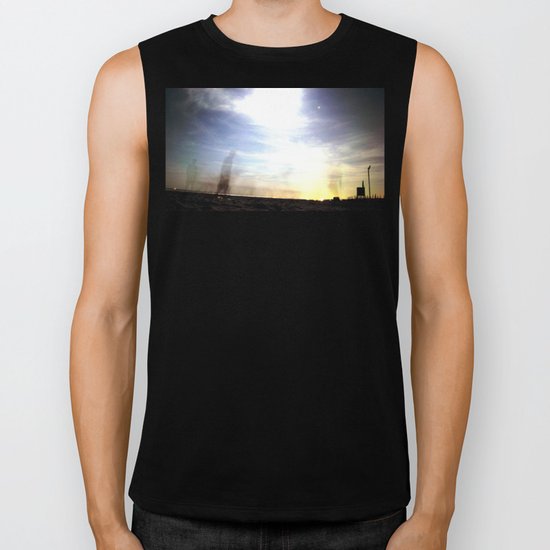 BEACH NIGHT. Biker Tank