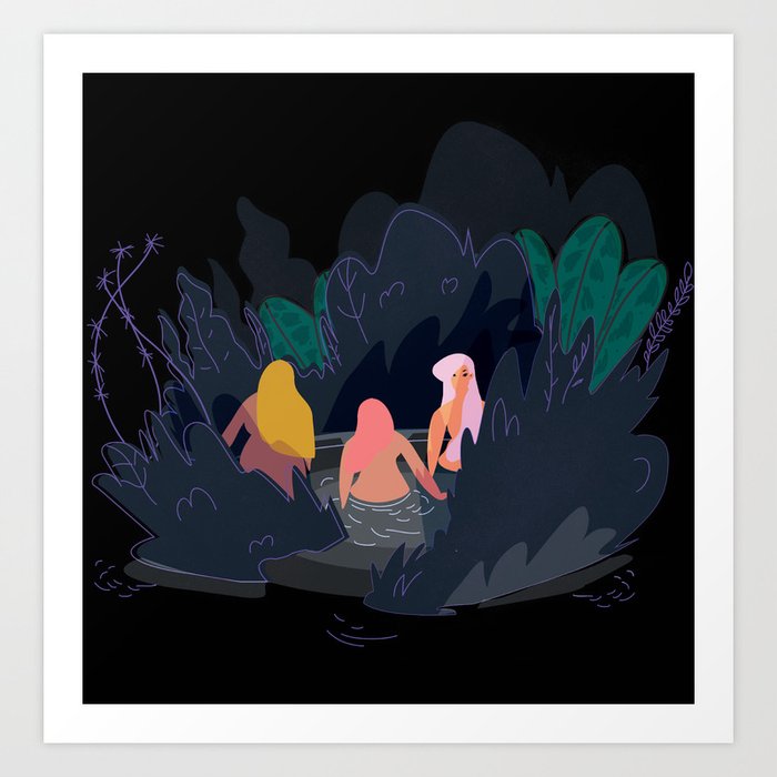 Night Pond Art Print