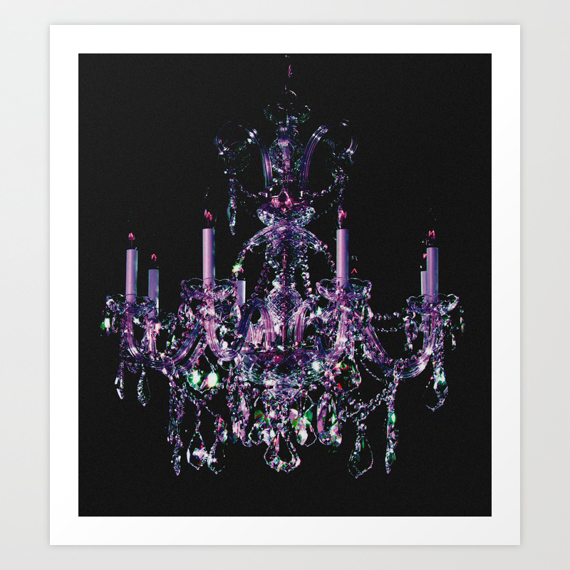 amethyst crystal chandelier