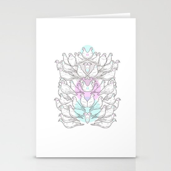 Pigeons Stationery Cards