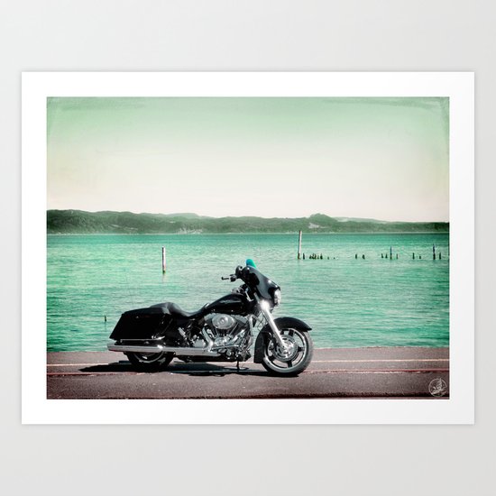 To Stoke Hunger, motorcycle Art Print