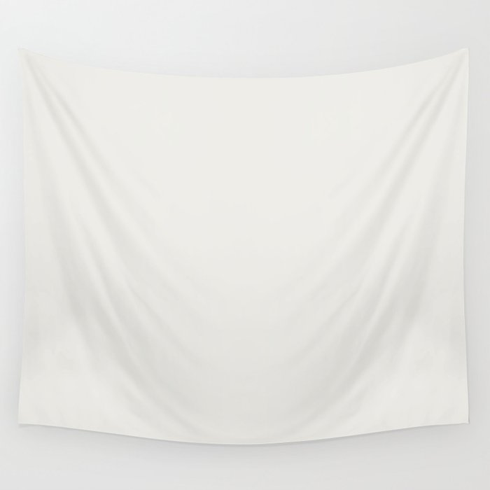 Linen Off White Solid Color PPG Commercial White PPG1025-1 - All Color - Single Shade - Simple Hue Wall Tapestry