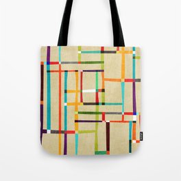 The map (after Mondrian) Tote Bag