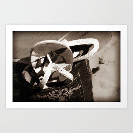Beach Bum Art Print