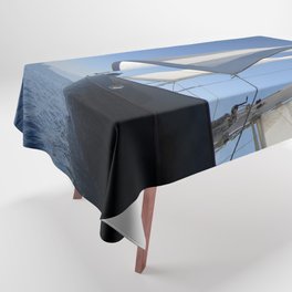 big sailboat sailing Tablecloth