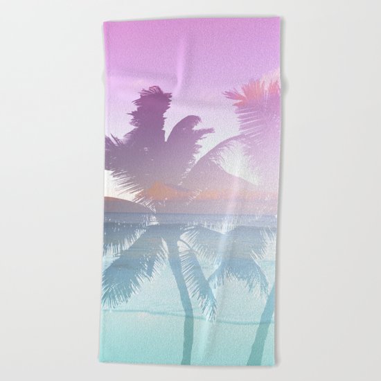 Tropicana seas Beach Towel