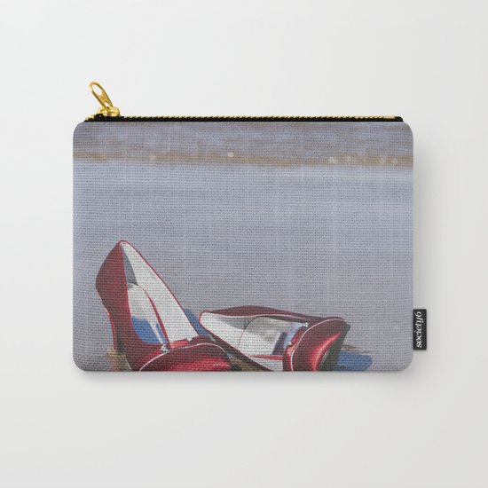 Red High-Heeled Shoes Carry-All Pouch