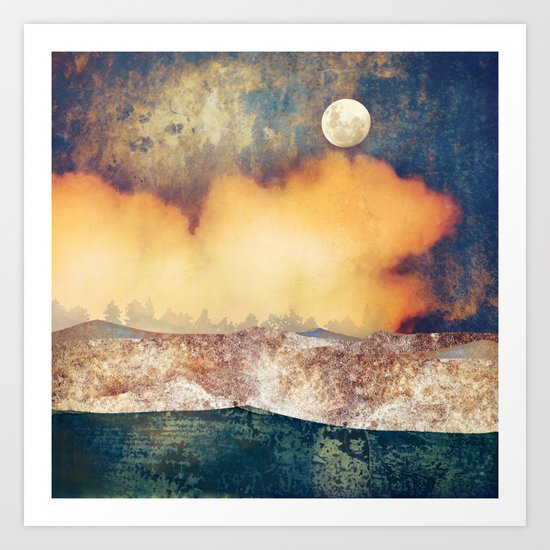 Summer Moon Art Print