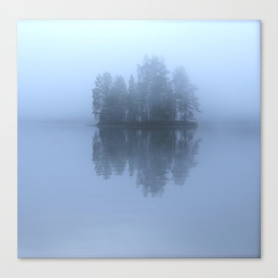 Blue Reflection Canvas Print