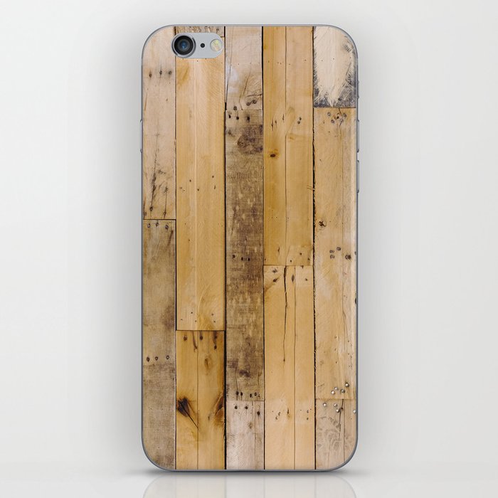 Light Brown Wood iPhone Skin