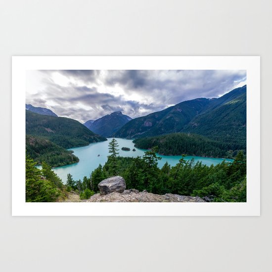 Crushing clouds Art Print