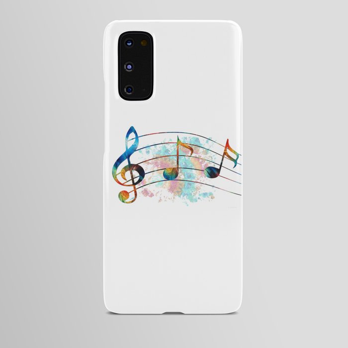 Magical Musical Notes - Colorful Music Art by Sharon Cummings Android Case