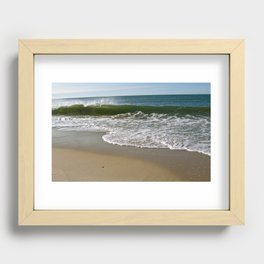 Beach Morning Recessed Framed Print