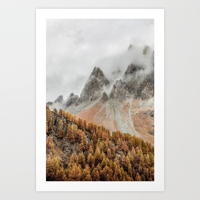 Swiss Alps Art Print