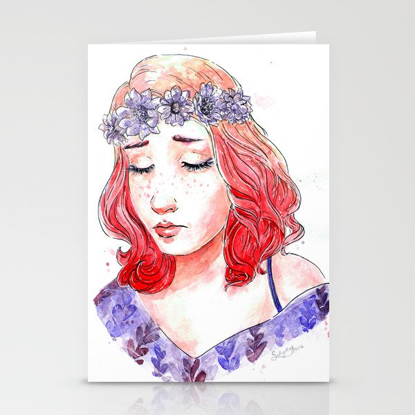 Deep Into Thoughts Stationery Cards