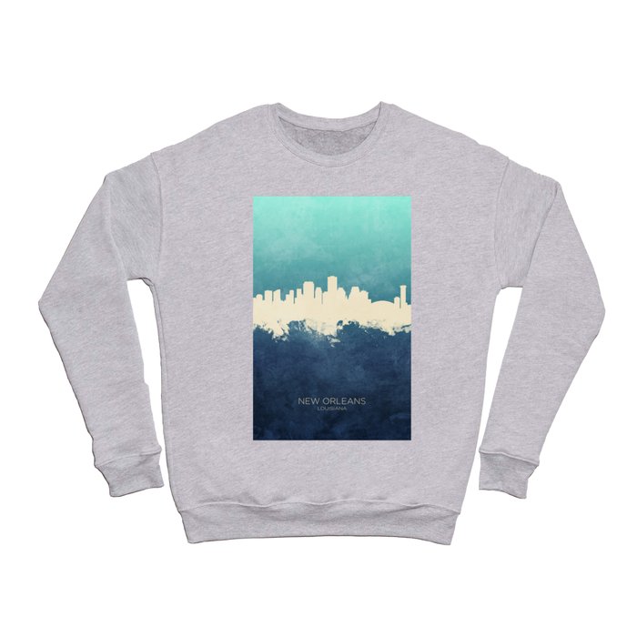 New Orleans Louisiana Skyline Crewneck Sweatshirt