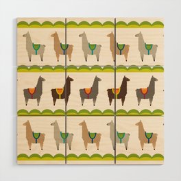 LLLLLLLLLAMAS Wood Wall Art