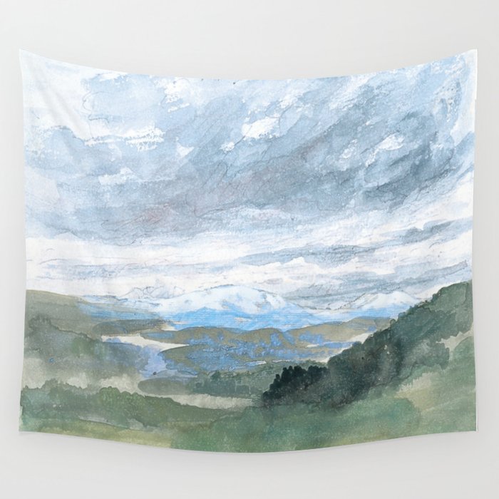 Landscapes in my mind Wall Tapestry