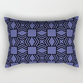 Black and Purple Star Square Shape Pattern Pairs DE 2022 Popular Color Beaded Blue DE5909 Rectangular Pillow