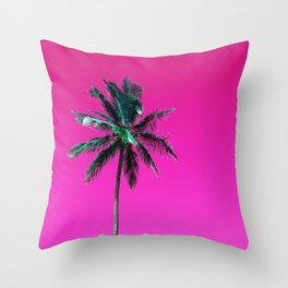 Palm Tree PR Throw Pillow