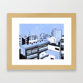 rooftops of Tokyo Framed Art Print