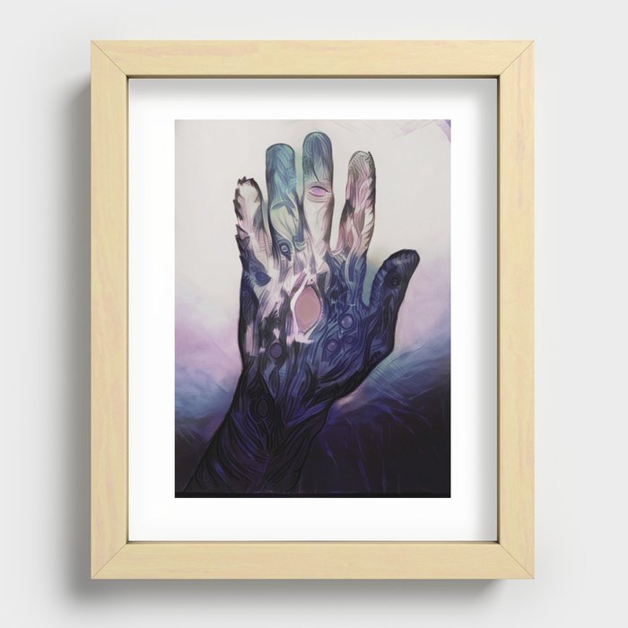 Eldritch Hand of the Gods Recessed Framed Print