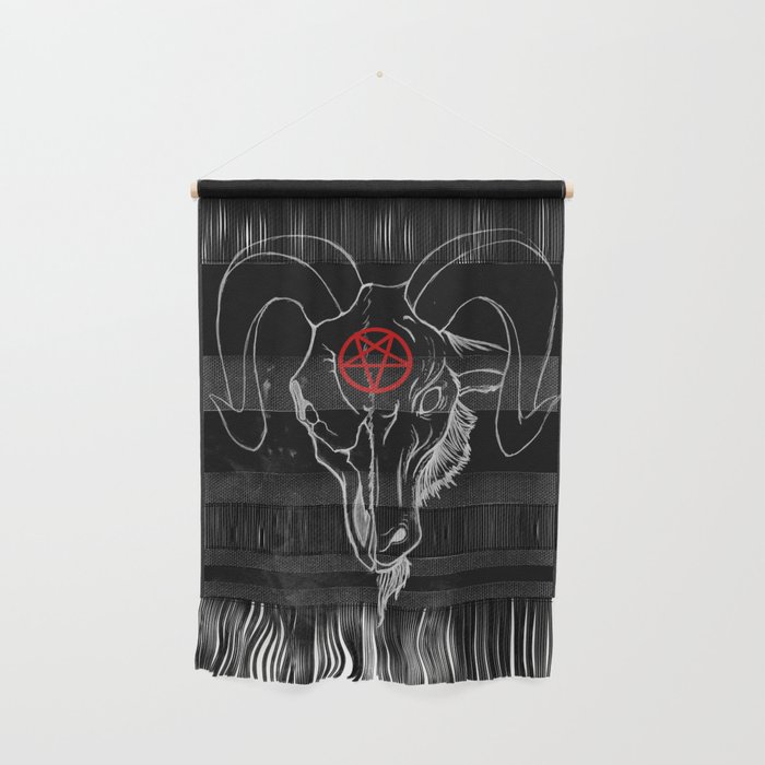 Head of Baphomet (with Sigil) Wall Hanging