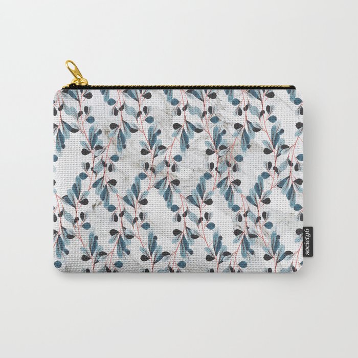Botanical Marble Carry-All Pouch
