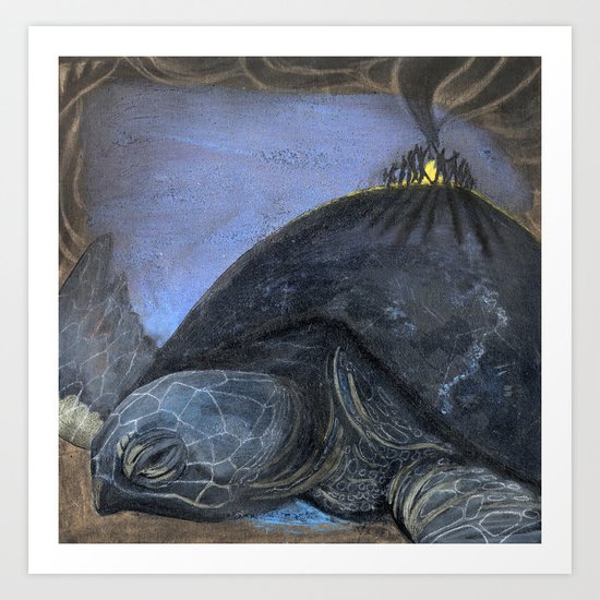 Turtle Art Print