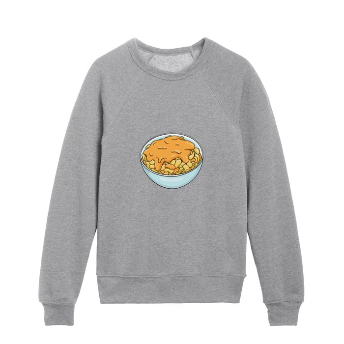 Macaroni cheese meal delicious mac'n cheese Kids Crewneck