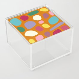 Geometric minimal color stone composition 10 Acrylic Box