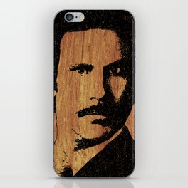 Will Ferrell Anchorman Ron Burgundy On Simulated Simulated Wood iPhone Skin