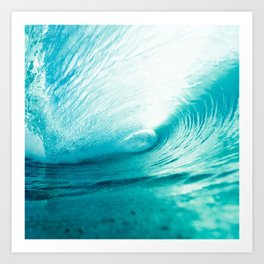 ocean wave Art Print