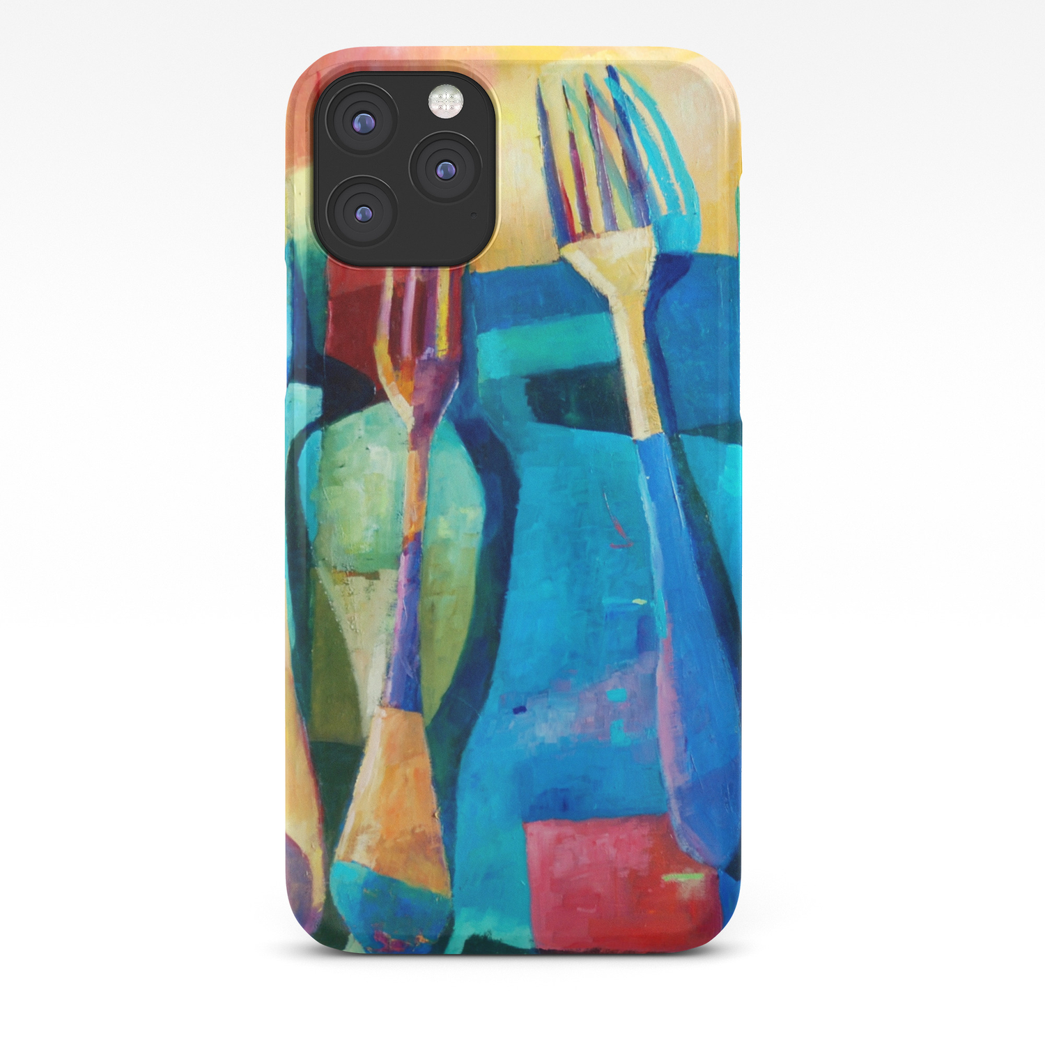 Funny Kitchen Art Color Food Fruit Abstract Nature Blue Decorative