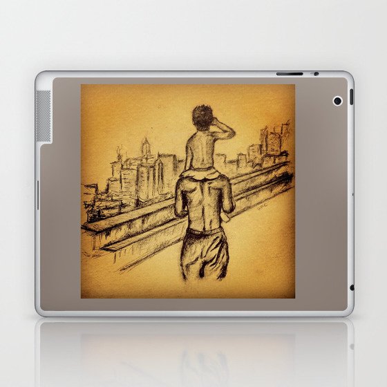 Father, Son & the City Laptop & iPad Skin