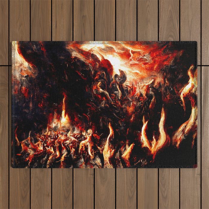 Tornado of Souls Outdoor Rug