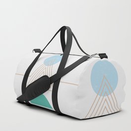 Abstraction_NEW_TRIANGLE_MOUNTAINS_SUN_POP_ART_0207A Duffle Bag