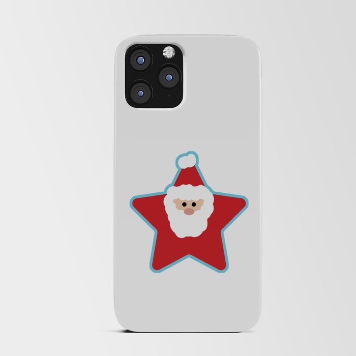 Santa star iPhone Card Case