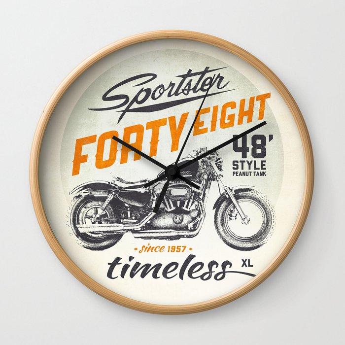 Forty Eight Wall Clock