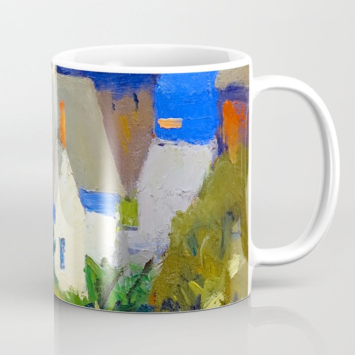Edward Hopper Monhegan Houses Coffee Mug