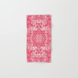 Roseate Reverie: Heritage Oriental Bohemian Moroccan Fabric Delight Hand & Bath Towel