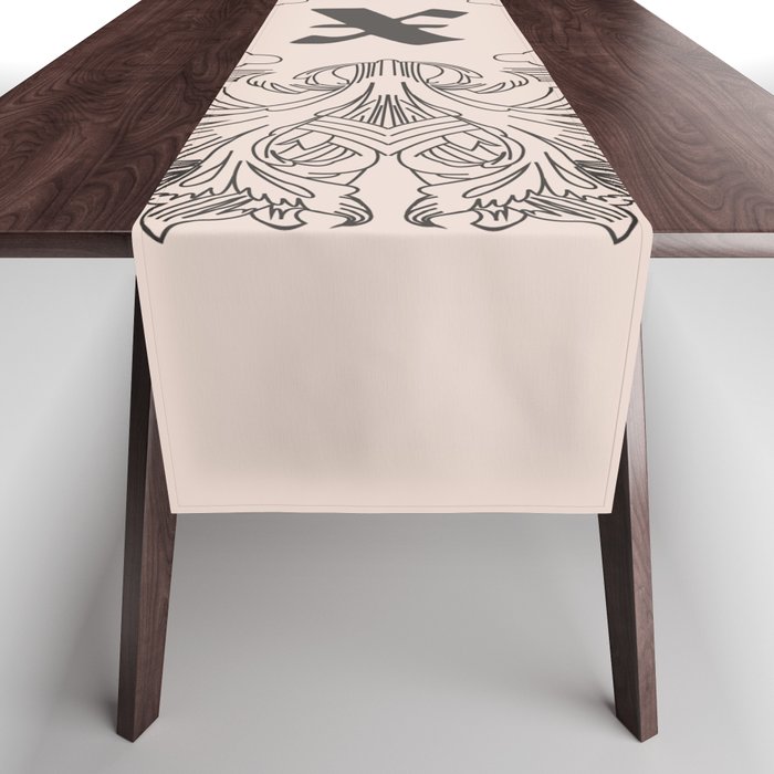 Monogram table runner online