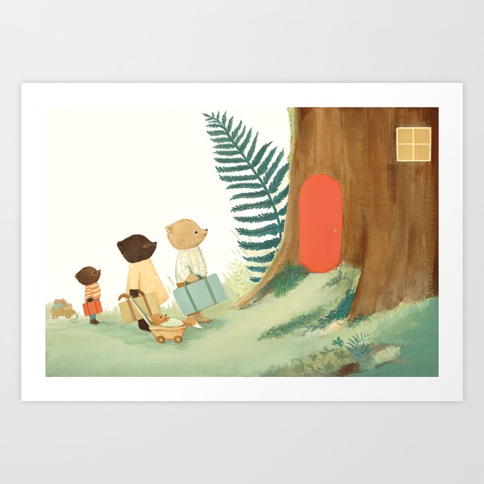 The Littlest Family Came to the Woods by Emily Winfield Martin Art Print