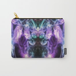 Ultraviolet Nexus Carry-All Pouch | Digital, Blacklight, Space, Galaxy, Cosmos, Uv, Mystic, Abstract, Painting, Magic 