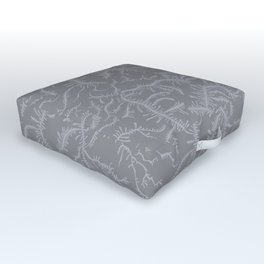 Ferning - Gray Outdoor Floor Cushion