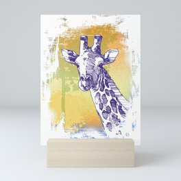 Giraffe Color Mini Art Print