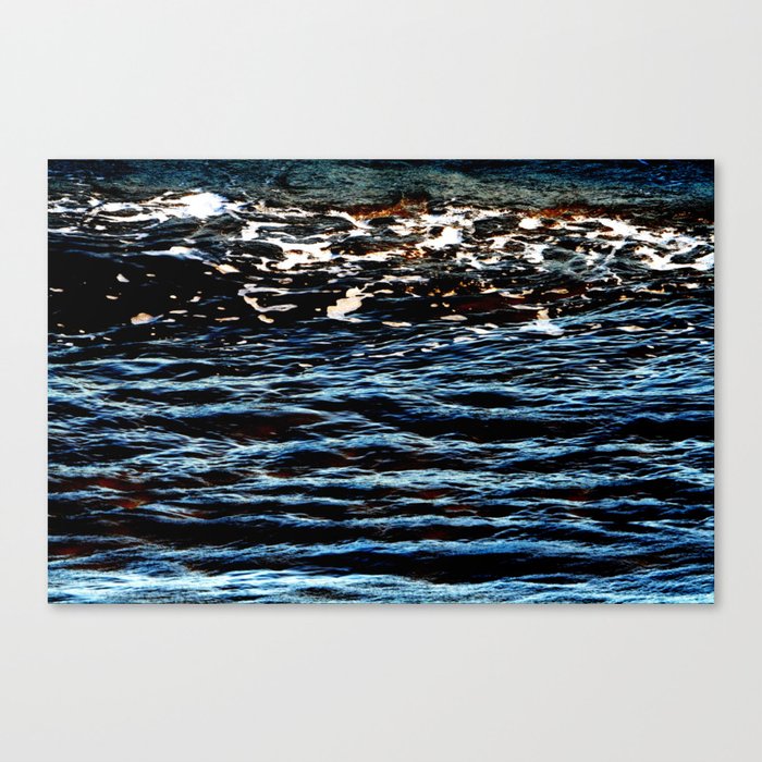 Sea water natural pattern Canvas Print