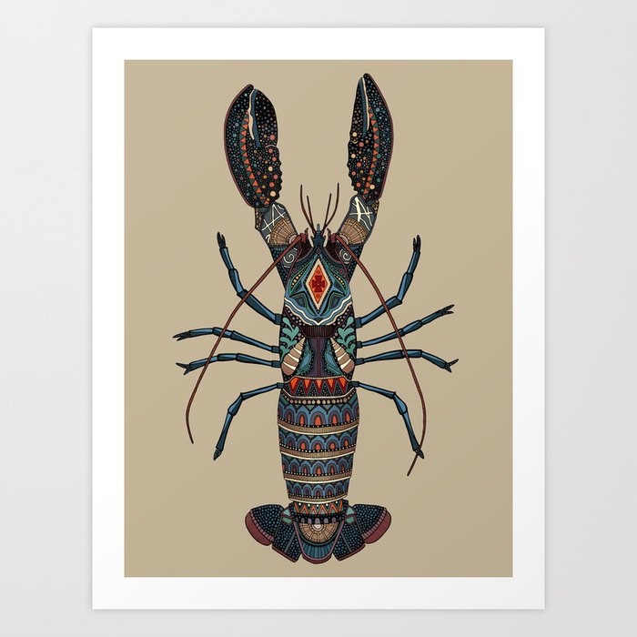 lobster sandalwood Art Print