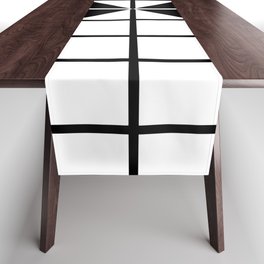 HARDVAPOUR (BLACK-WHITE) Table Runner