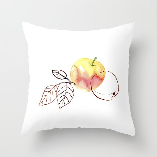 Apple Throw Pillow